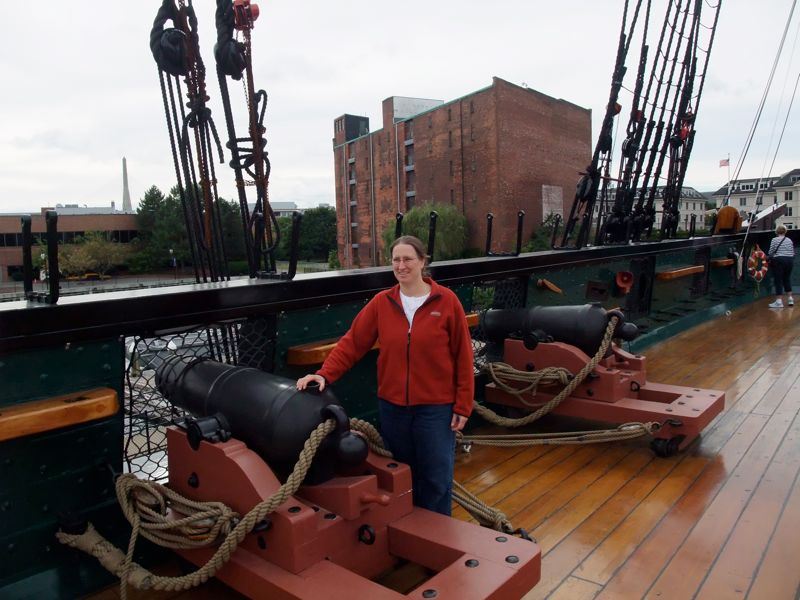Anne on Old Ironsides