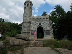 Anothert view of the little round top monument