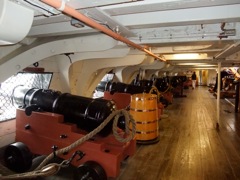 Gun deck. Old Ironsides
