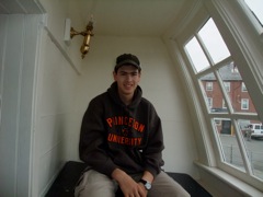 Rob at Captain's Potty. Old Ironsides